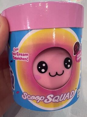 VIRAL- Scoop Squad Squishy Ice Cream Fidget Toy (PINK- Sassy Strawberry)